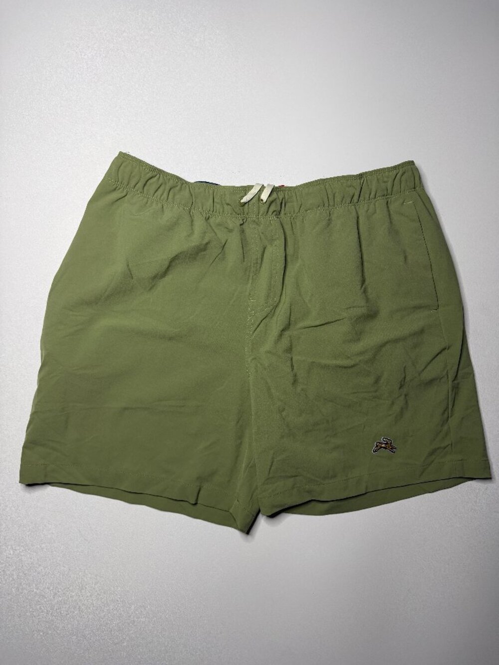 Tracksmith Run Cannonball Running Shorts XL Green Plaid Lined 6" Gym Swim